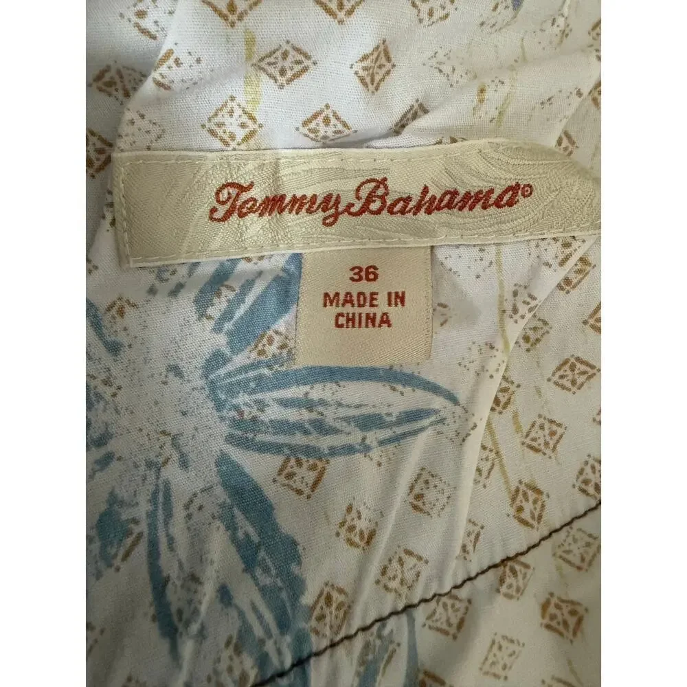 Tommy Bahama Men's Cotton Blend Stretch Straight Leg Jeans Size 36 Khaki